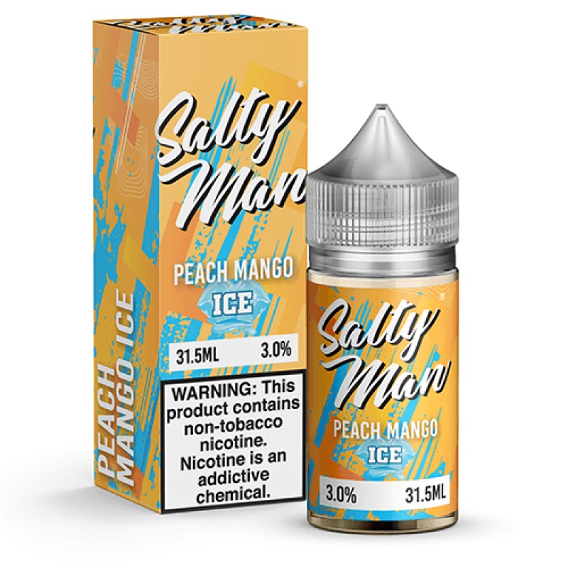 Salty Man NTN Salt - Peach Mango Ice