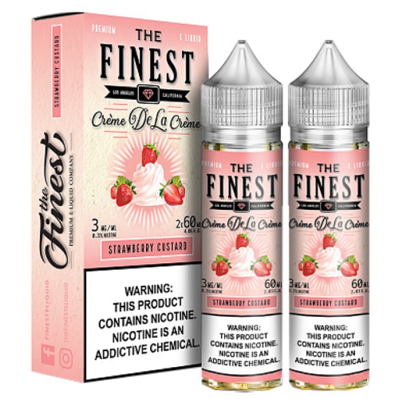 The Finest E-Liquid Synthetic - Strawberry Custard