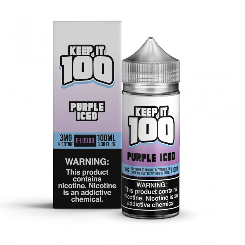 Keep It 100 Synthetic E-juice - Purple Iced