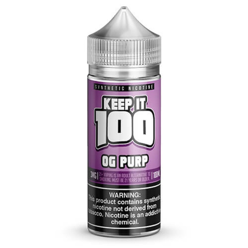 Keep It 100 Synthetic E-juice - Purple