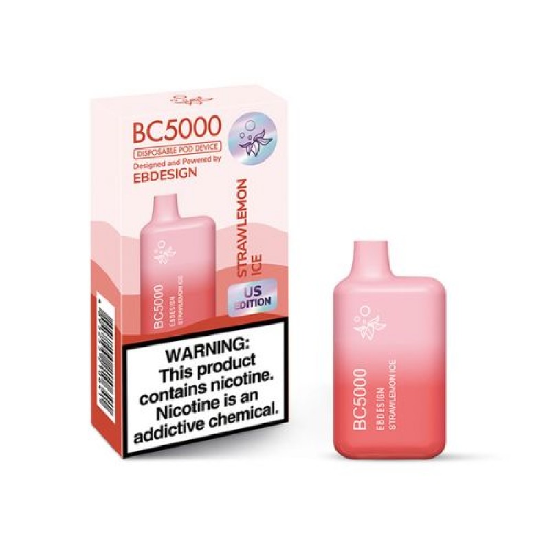 E.B. Design BC5000 - Disposable Vape Device - Strawmelon Ice