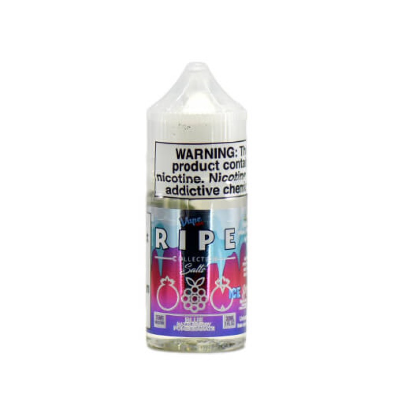 Ripe Collection on Ice by Vape 100 Nic Salts - Blue Razzleberry Pomegranate on Ice