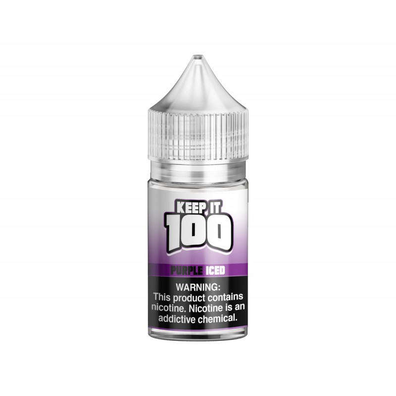 Keep It 100 Synthetic E-juice Salts - Purple Iced