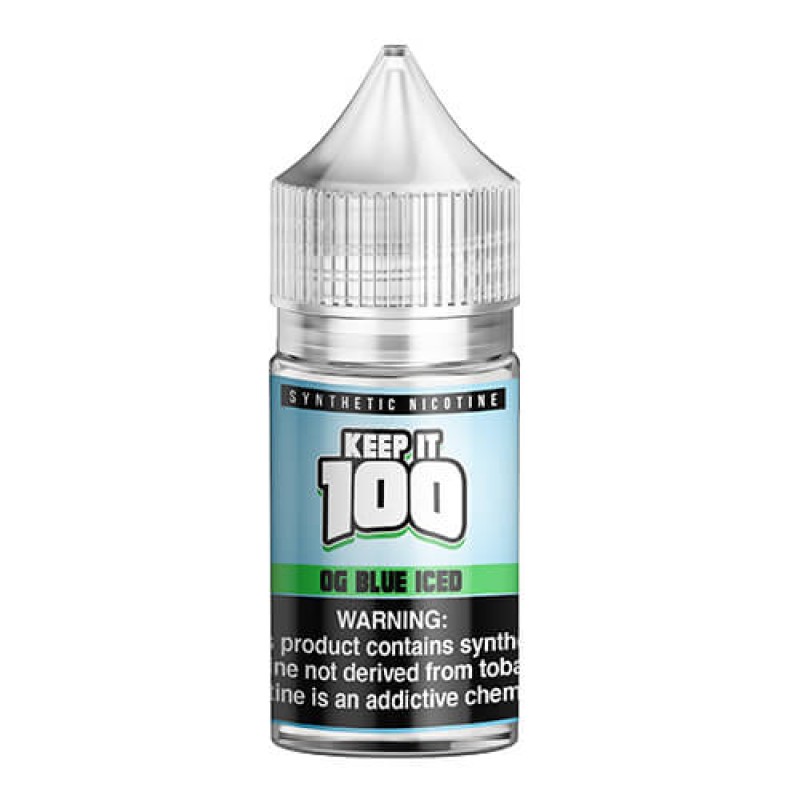 Keep It 100 Synthetic E-juice Salts - OG Blue Iced