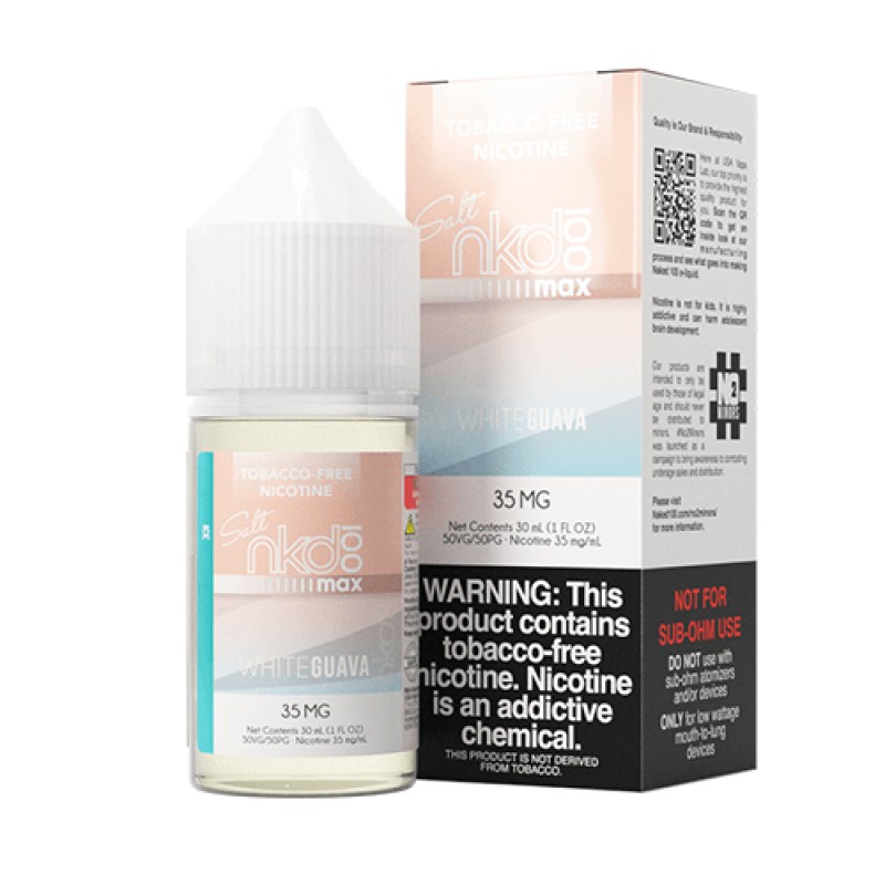 Naked 100 Synth Salt - White Guava Ice