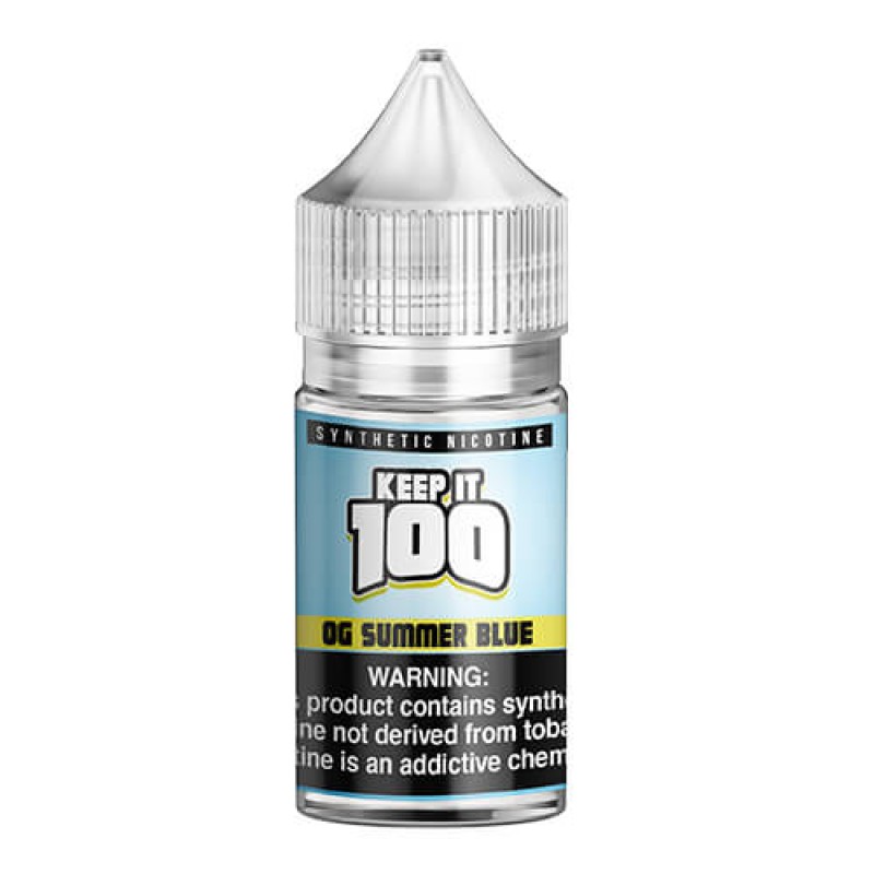 Keep It 100 Synthetic E-juice Salts - OG Summer Blue