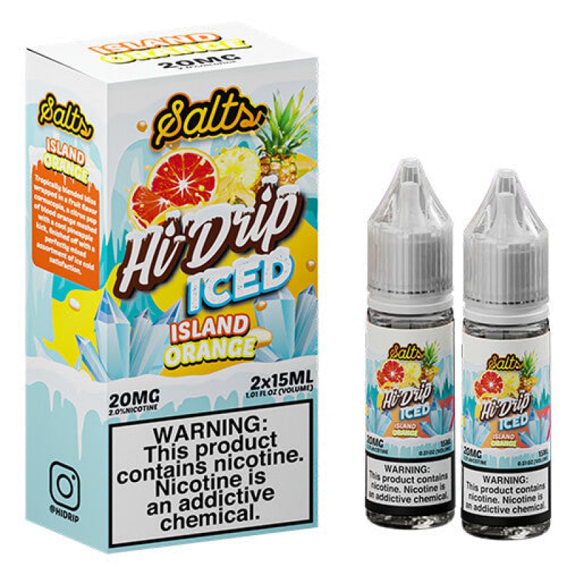 Hi-Drip Salts - Iced Island Orange