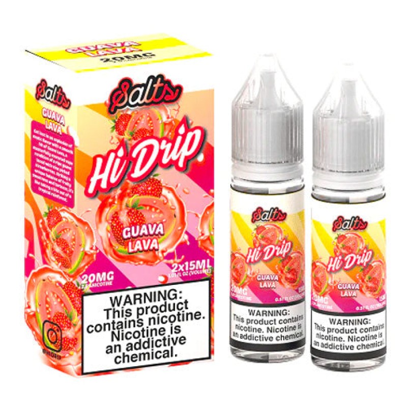 Hi-Drip Salt Twin Pack - Guava Lava Salt