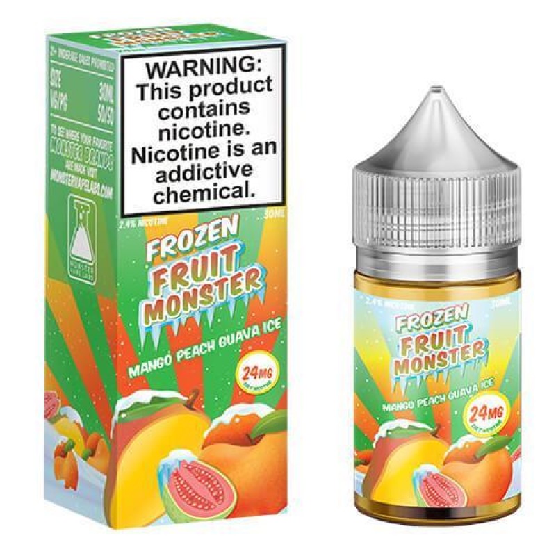 Frozen Fruit Monster Synthetic Salt - Mango Peach Guava Ice