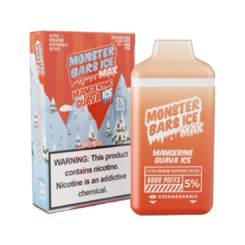 Monster Bars MAX - 6000 - Mangerine Guava Ice