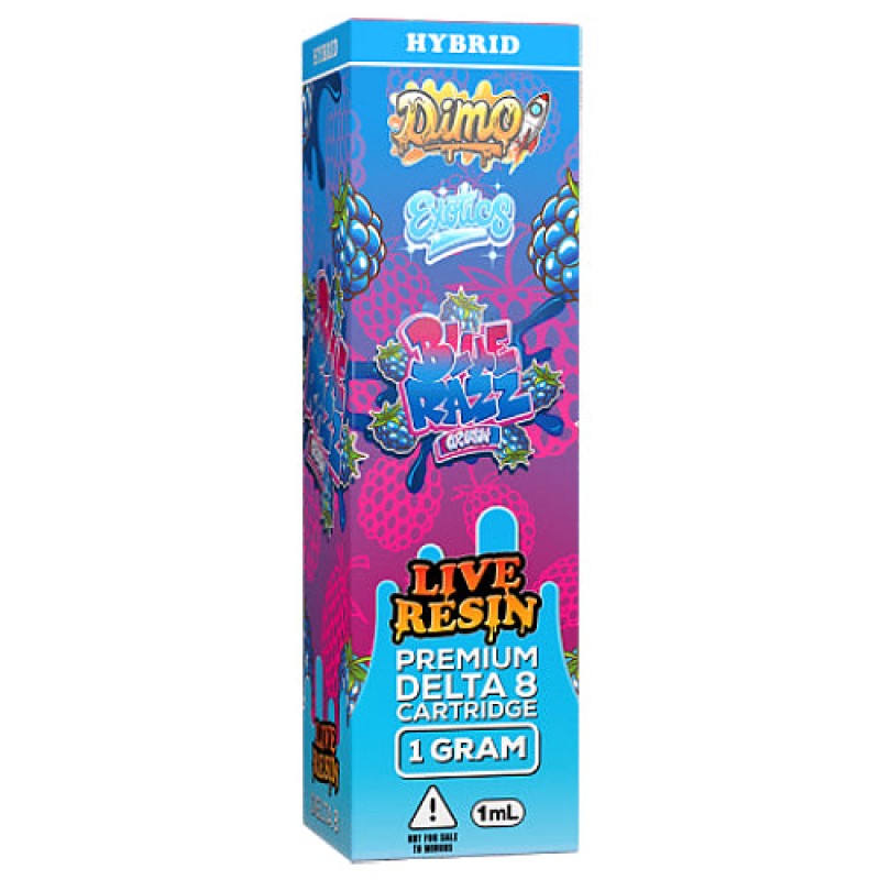 Dimo D8 - Live Resin Cartridge - Blue Razz Crush