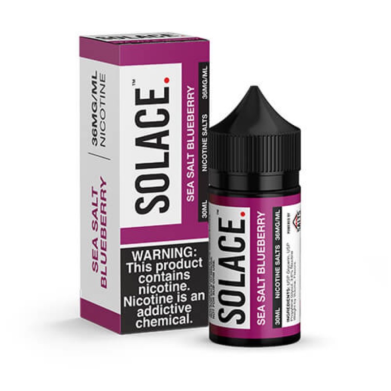 Solace Vapor Salts - Sea Salt Blueberry