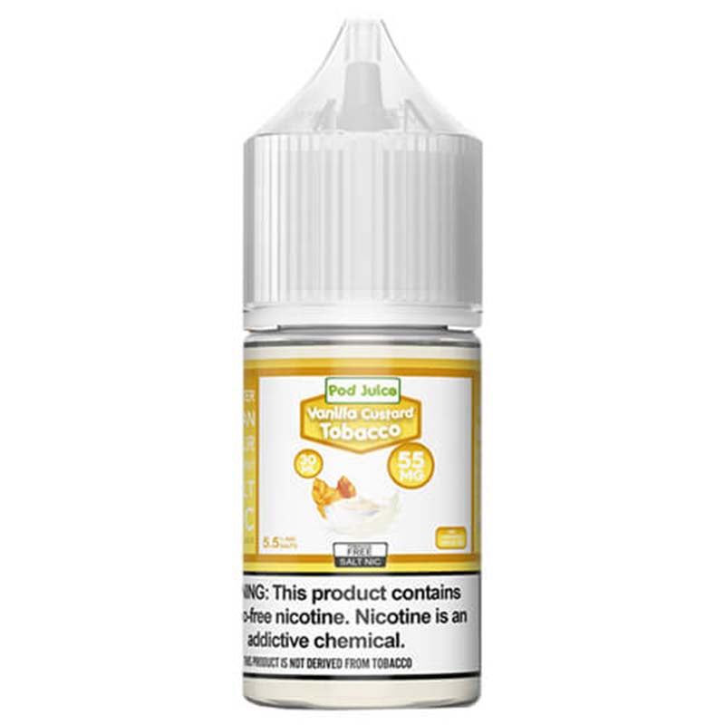 Pod Juice Tobacco-Free Salts - Vanilla Custard Tobacco