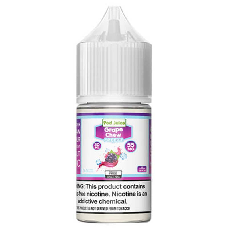 Pod Juice Tobacco-Free Salts - Grape Chew Freeze