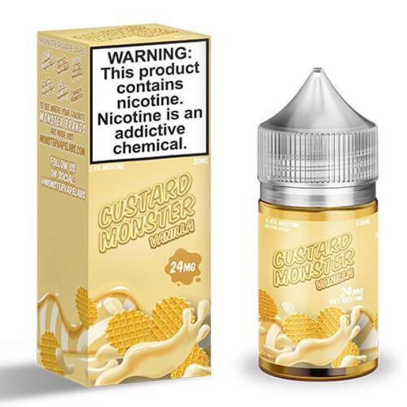 Custard Monster Synthetic Salt - Vanilla