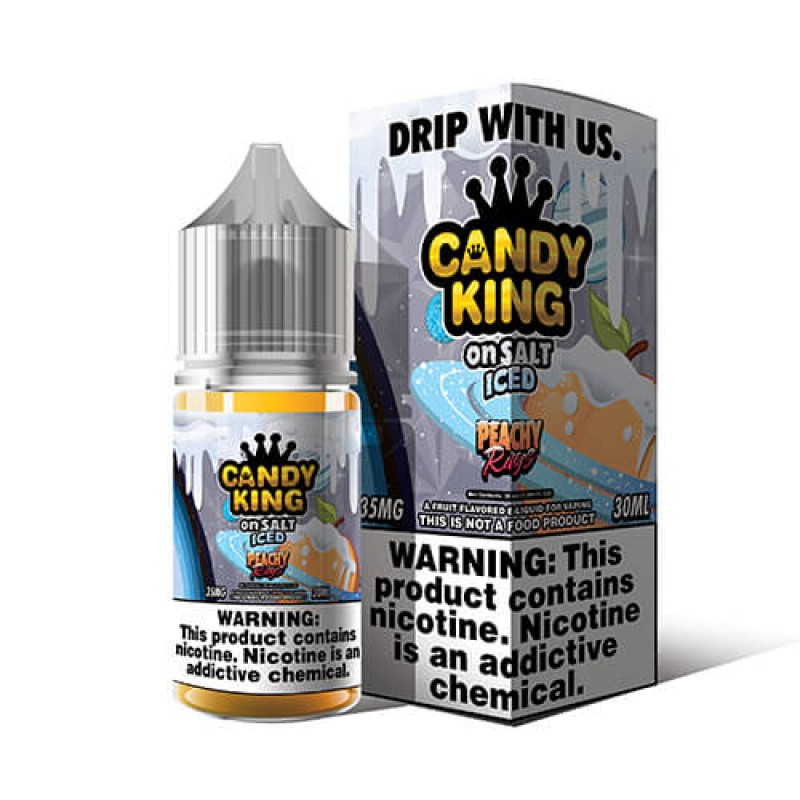 Candy King SALT - Peachy Rings Iced