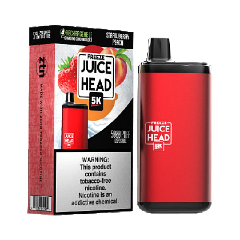 Juice Head 5000 Disposable - Strawberry Peach Freeze