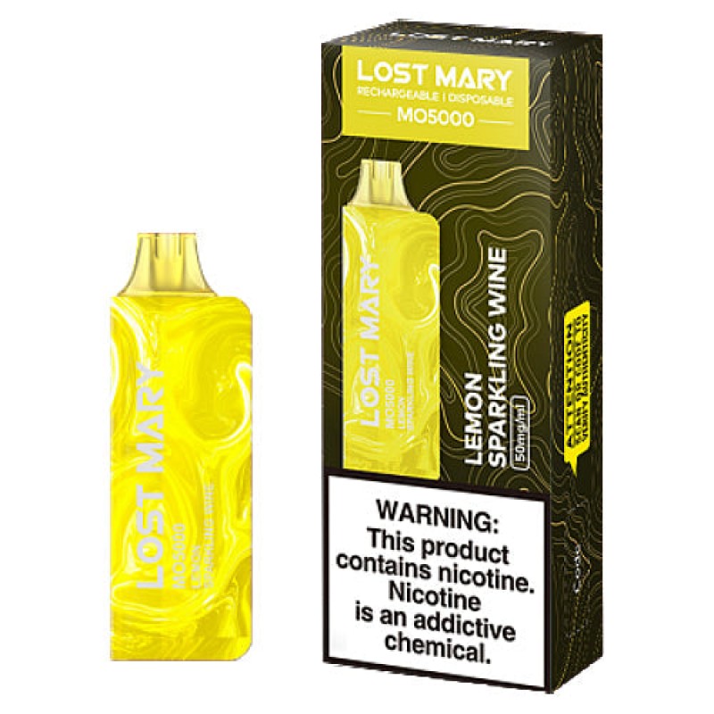 Lost Mary MO5000 Lemon Sparkling Wine Disposable Vape Pen