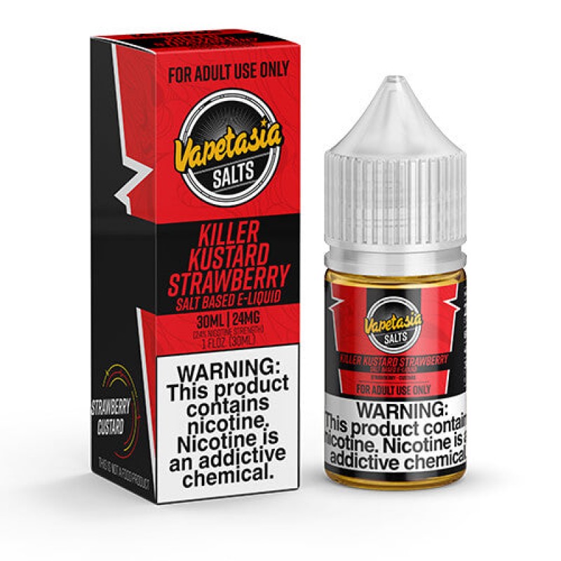 Vapetasia eJuIce Salts - Killer Kustard Strawberry