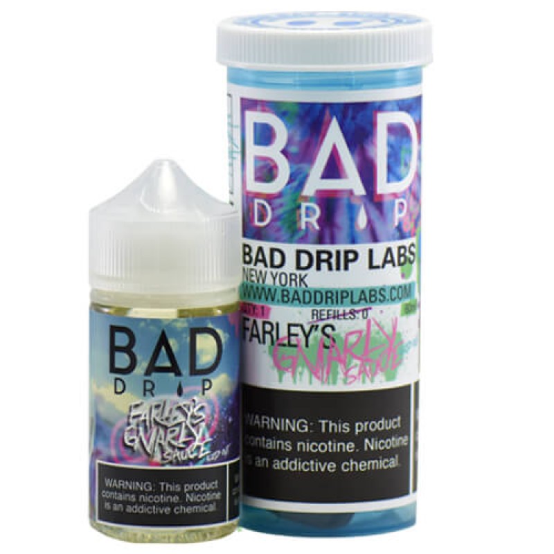 Bad Drip Tobacco-Free E-Juice - Farley's Gnarly Sauce Iced Out