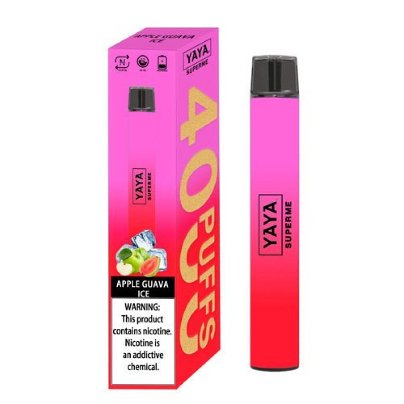 YAYA SUPERME 4K Apple Guava Ice Disposable Vape Pen