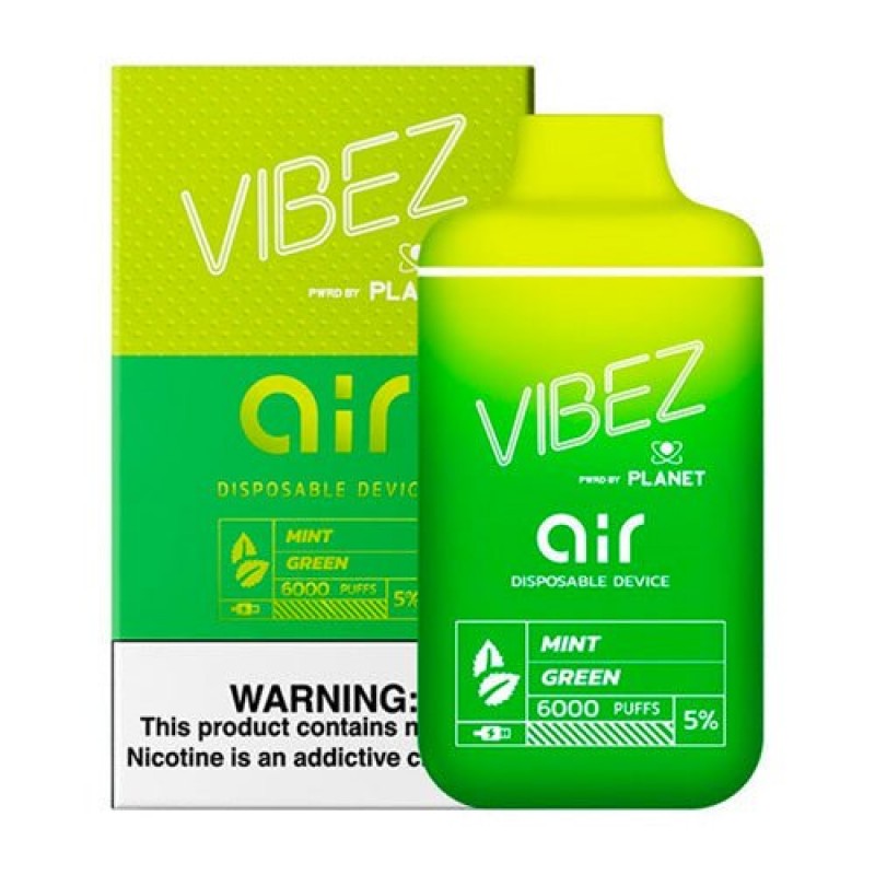 Vibez Air 6K Mint Green Disposable Vape Pen