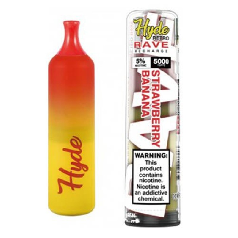 Hyde Retro Rave Strawberry Banana Disposable Vape Pen