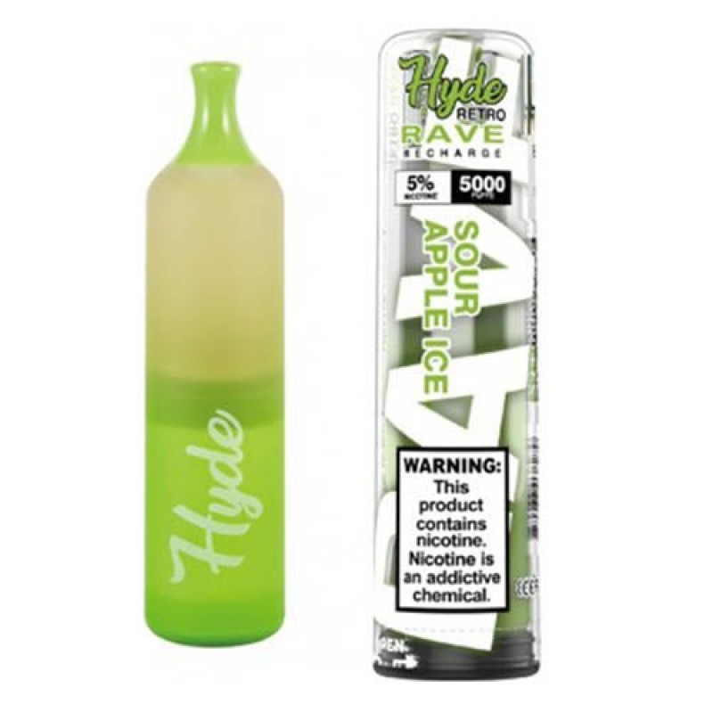 Hyde Retro Rave Sour Apple Ice Disposable Vape Pen