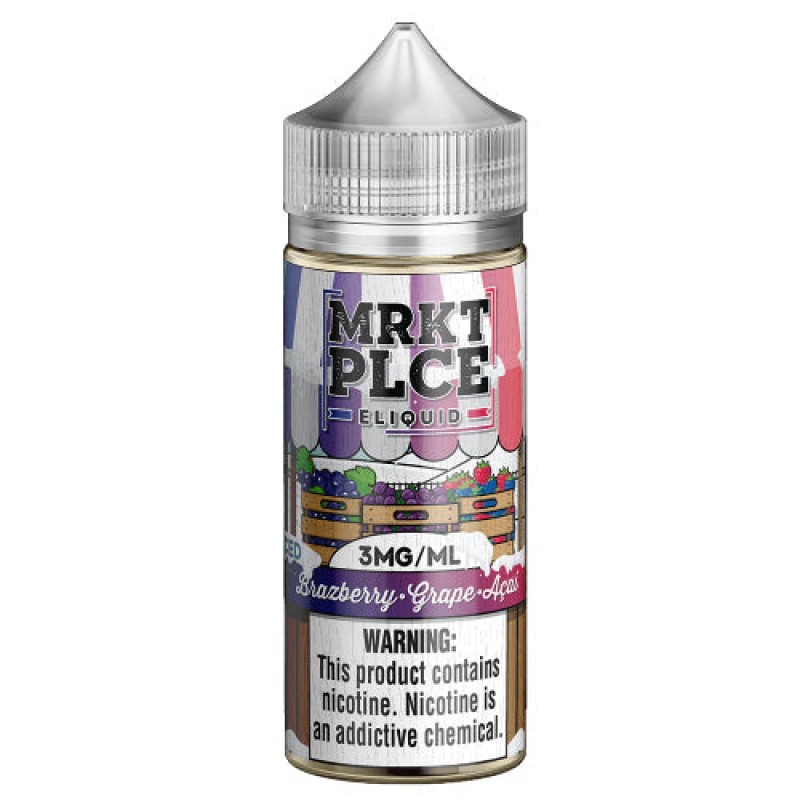 MRKTPLCE eLiquid - Iced Brazberry Grape Acai